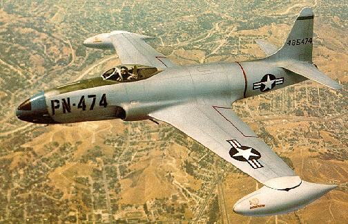 T33 Thunderbird in flight